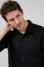 Chemise en Lin à Manches Courtes