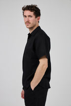 Chemise en Lin à Manches Courtes