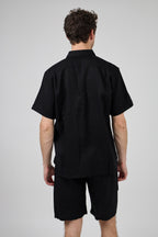 Chemise en Lin à Manches Courtes