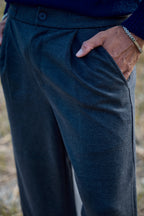 Pantalon Large à Pinces Homme