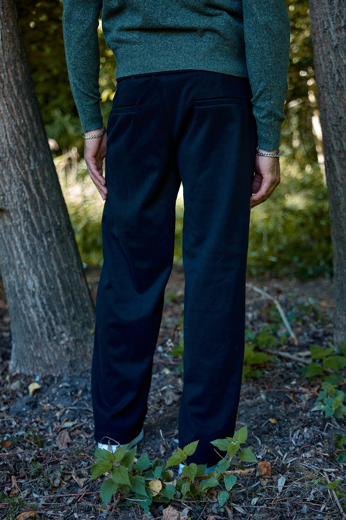 Pantalon Large à Pinces Homme