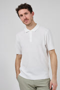 Polo en maille homme à manches courtes avec col classique
