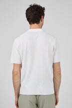Polo en maille homme à manches courtes avec col classique