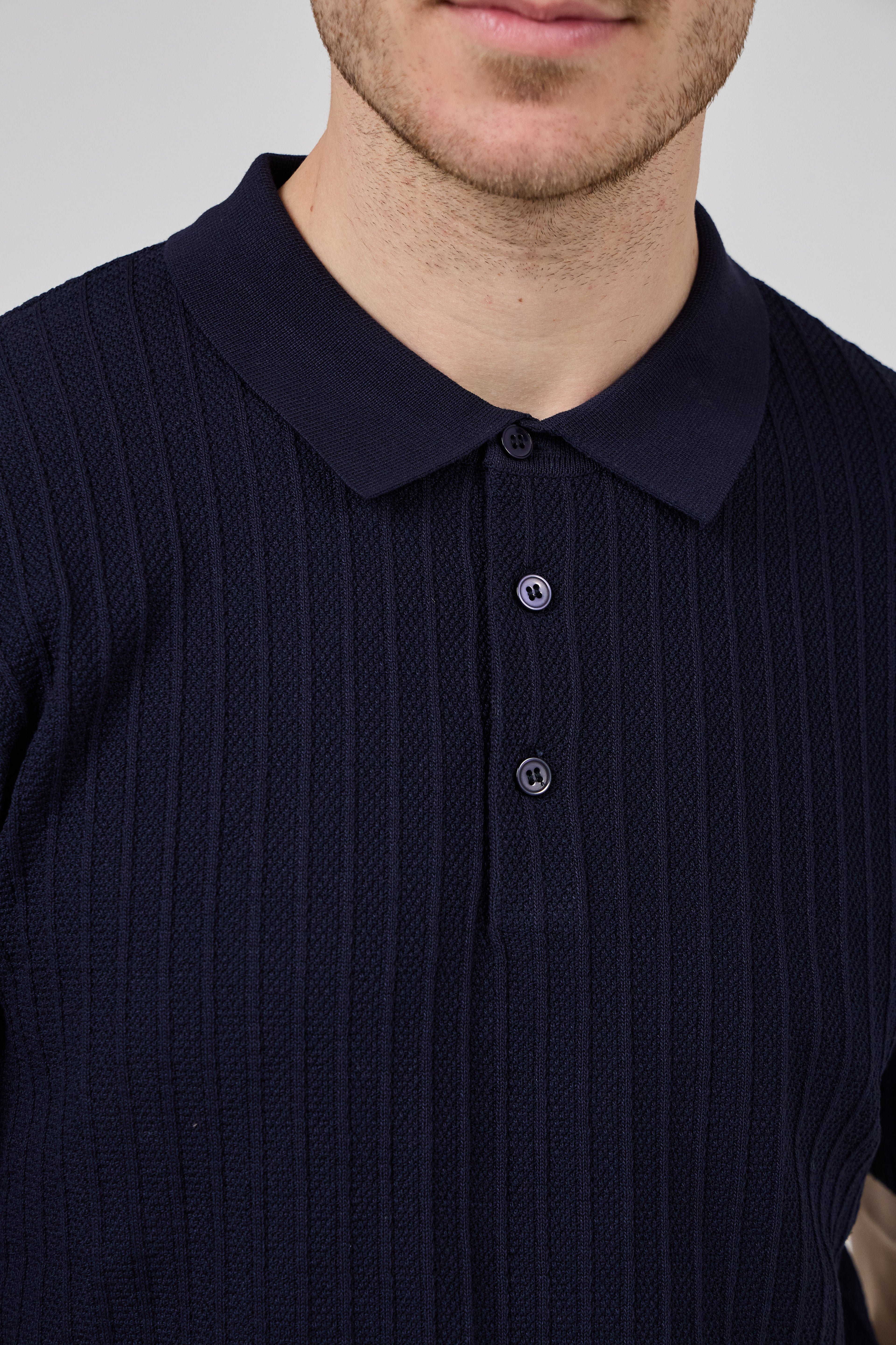 Polo en maille homme à manches courtes avec col classique