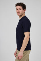 Polo en maille homme à manches courtes avec col classique
