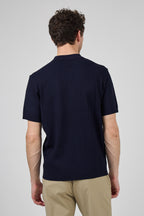 Polo en maille homme à manches courtes avec col classique