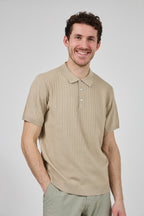 Polo en maille homme à manches courtes avec col classique