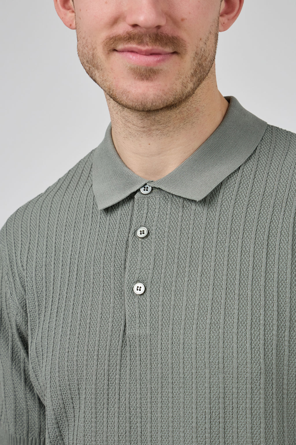 Polo en maille homme à manches courtes avec col classique