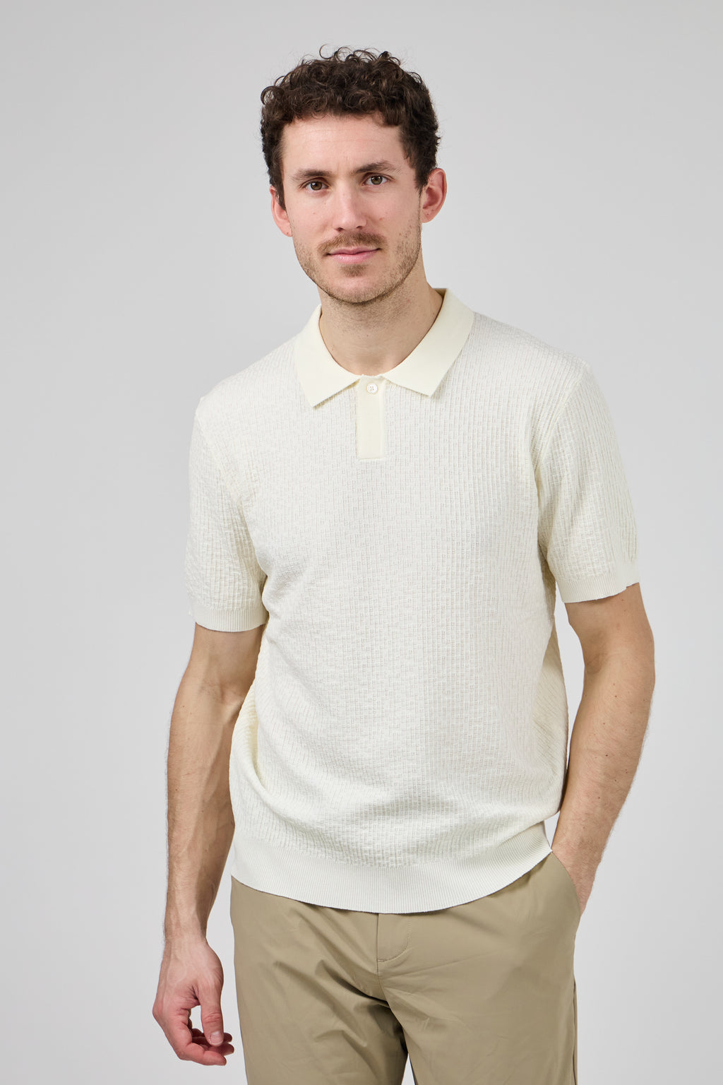 Polo en maille  Homme à Manches Courtes avec Col Classique