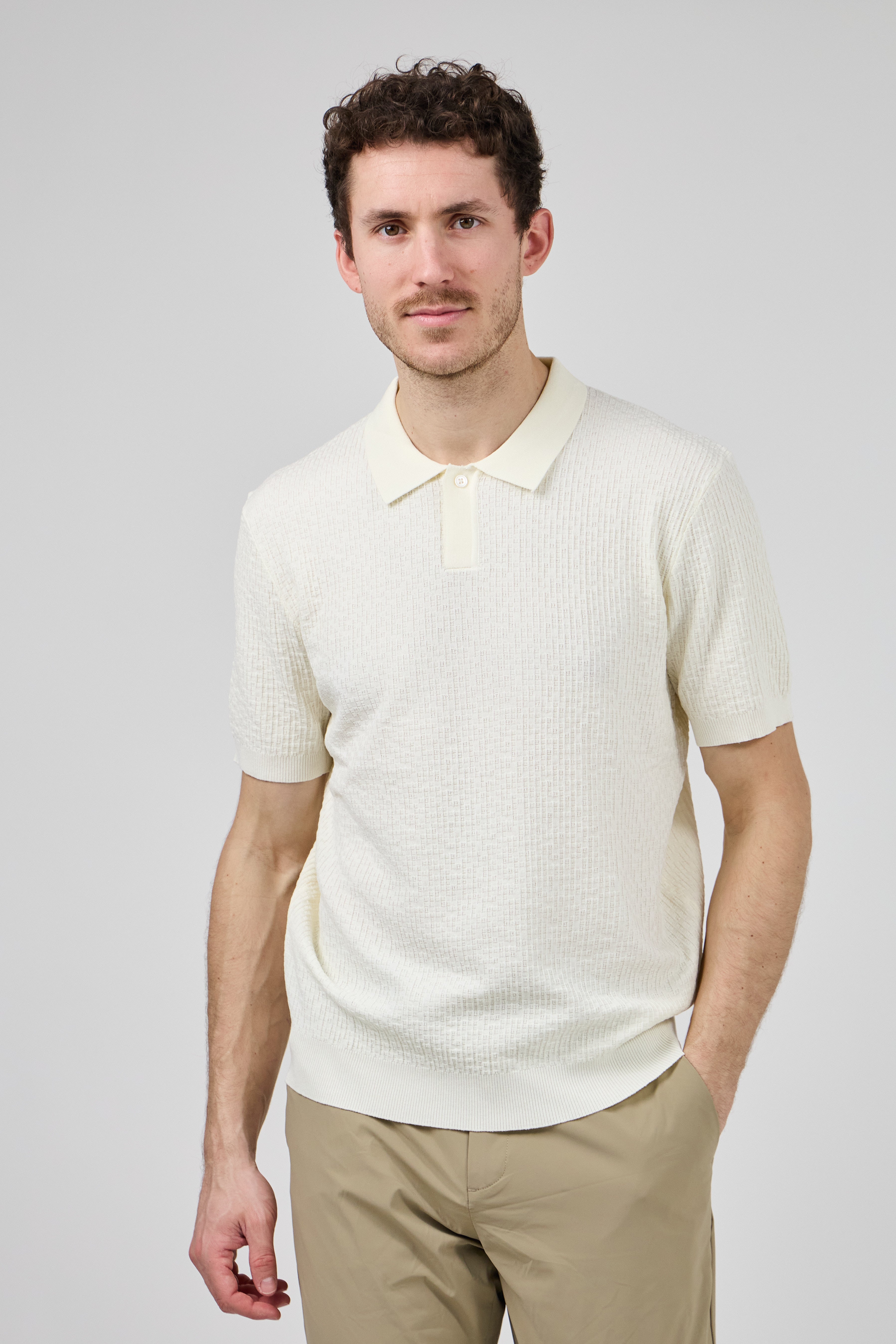 Polo en maille  Homme à Manches Courtes avec Col Classique