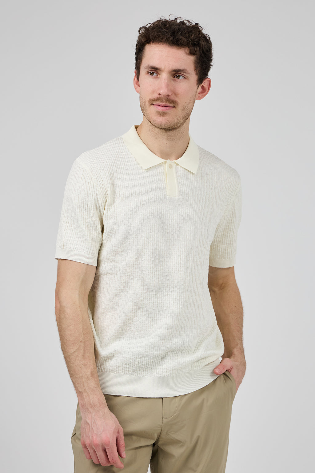 Polo en maille  Homme à Manches Courtes avec Col Classique