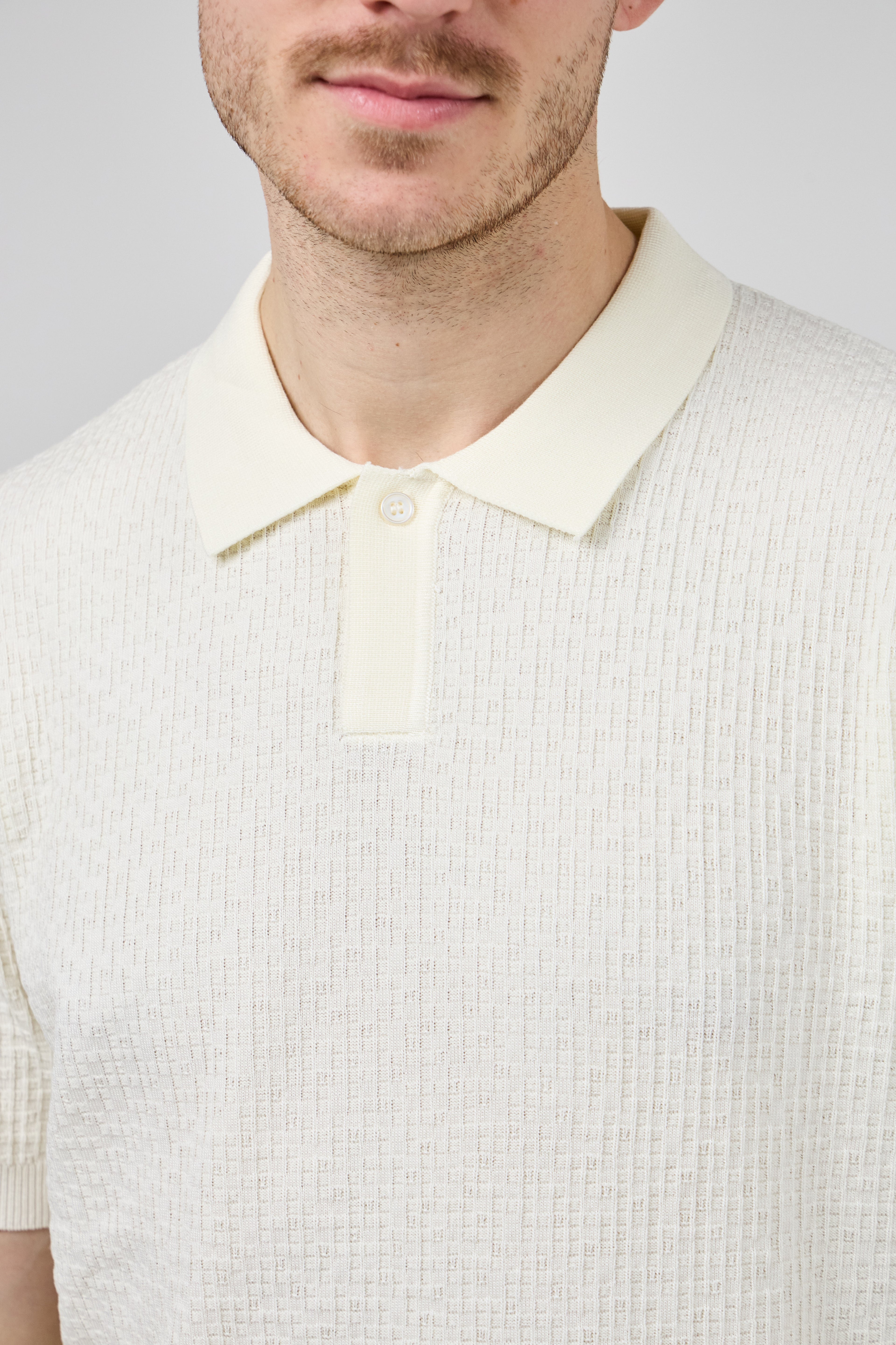 Polo en maille  Homme à Manches Courtes avec Col Classique