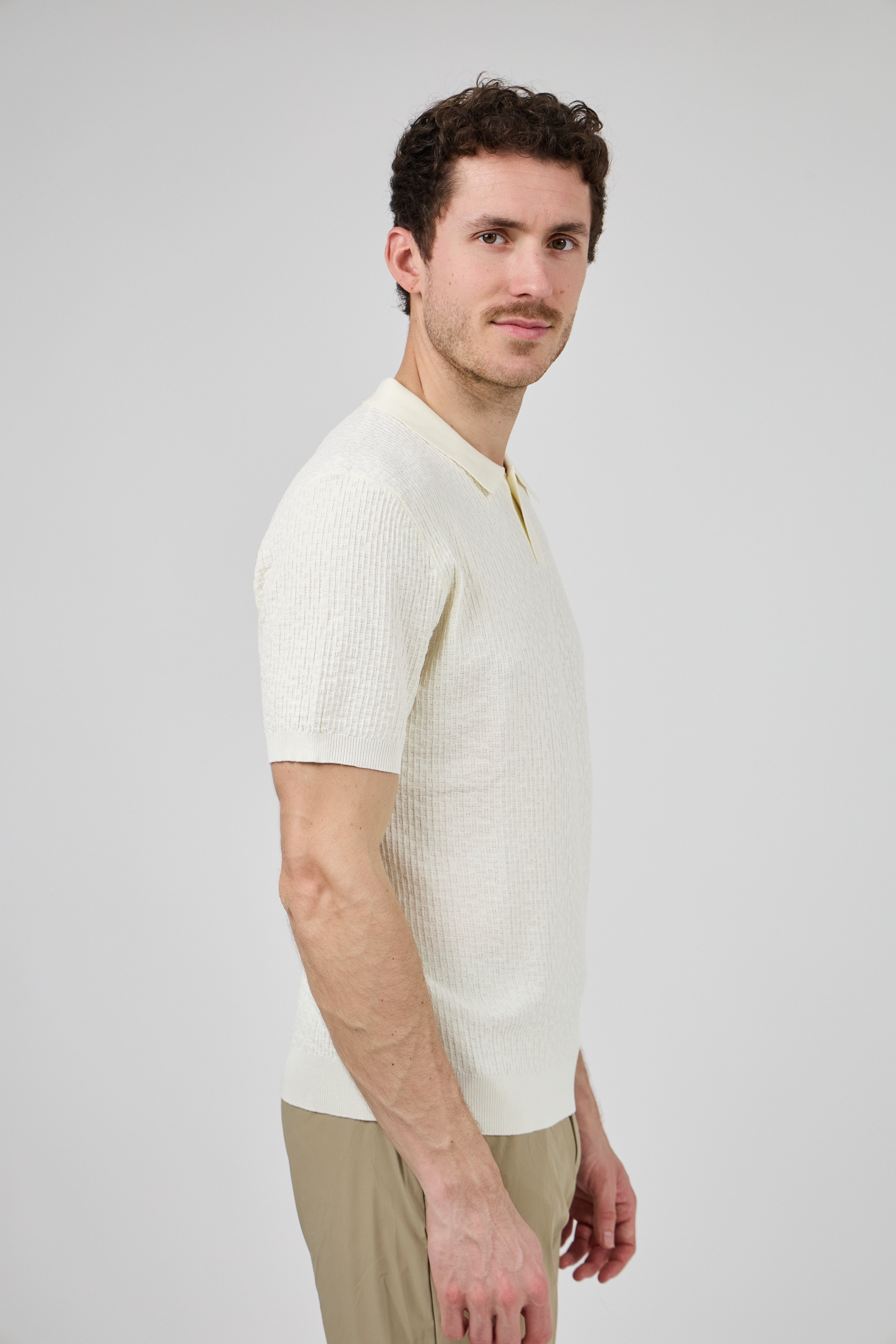Polo en maille  Homme à Manches Courtes avec Col Classique