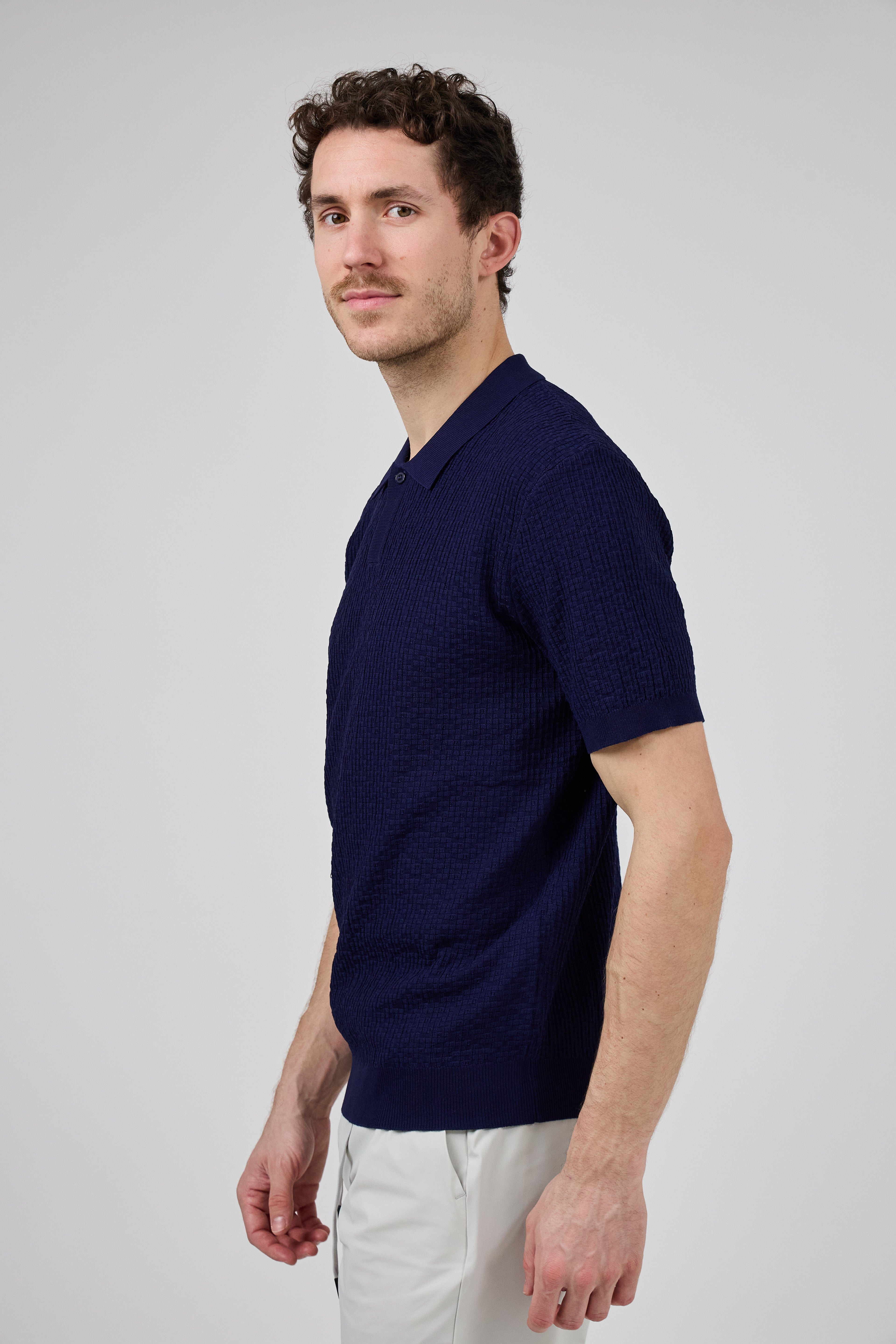 Polo en maille  Homme à Manches Courtes avec Col Classique