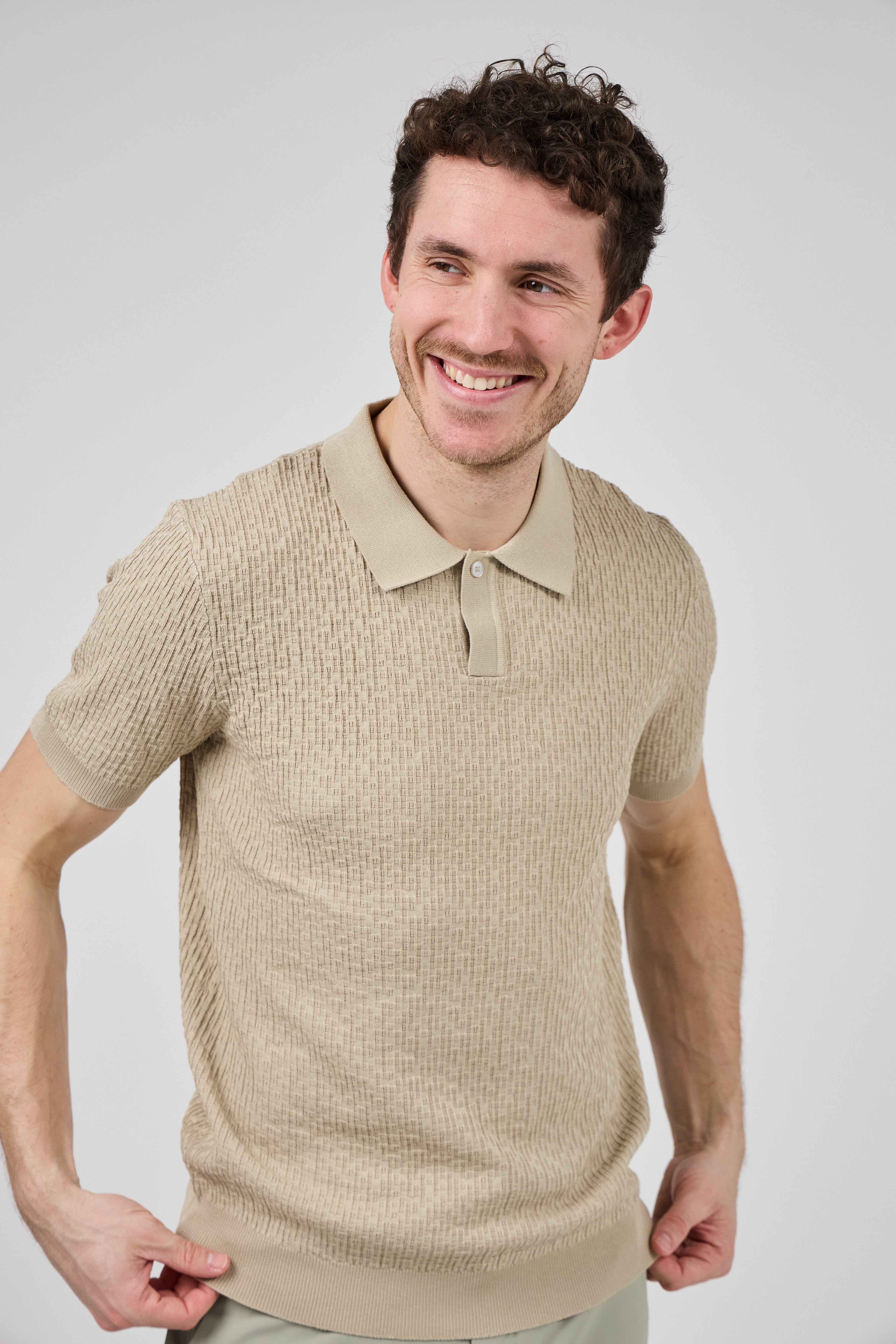 Polo en maille  Homme à Manches Courtes avec Col Classique