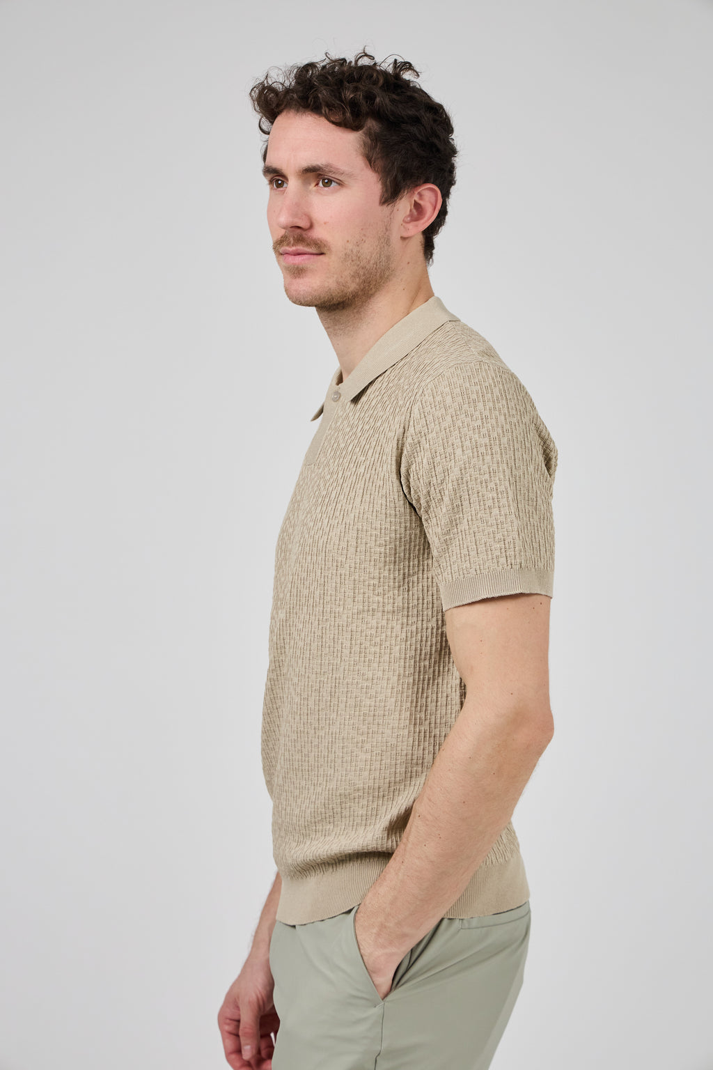 Polo en maille  Homme à Manches Courtes avec Col Classique