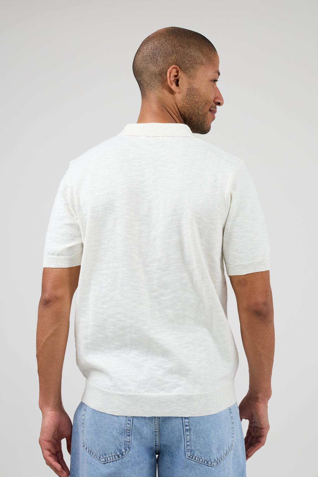 Polo Homme à Manches Courtes avec Col Zippé