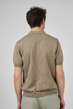 Polo Homme à Manches Courtes avec Col Zippé