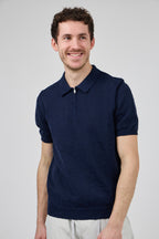 Polo Homme à Manches Courtes avec Col Zippé