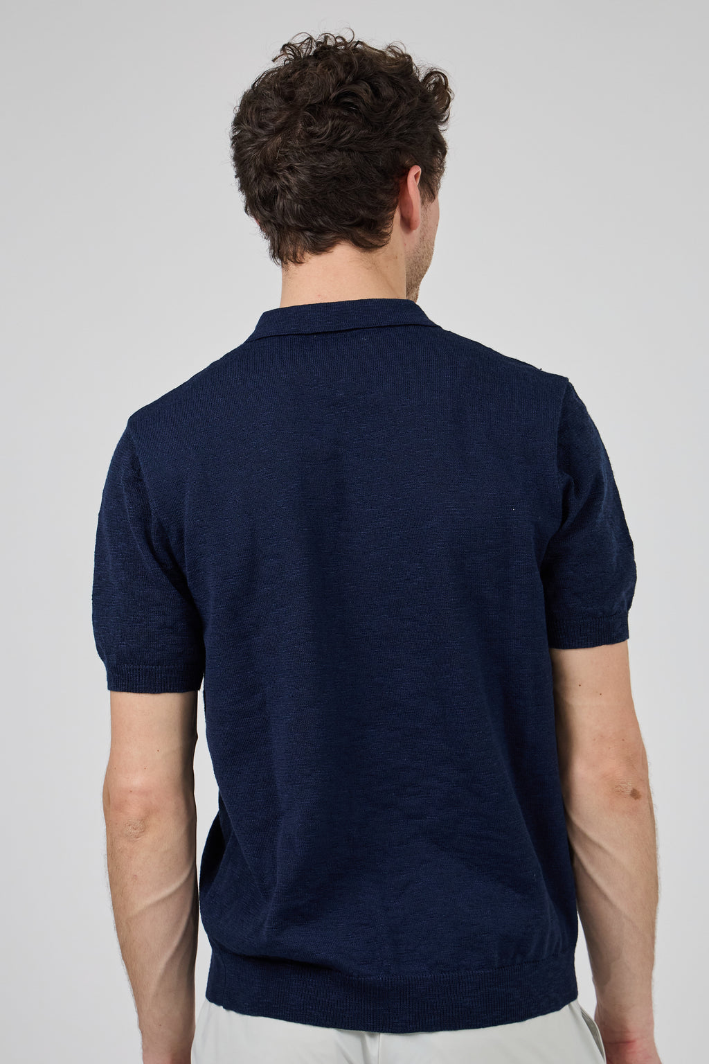 Polo Homme à Manches Courtes avec Col Zippé