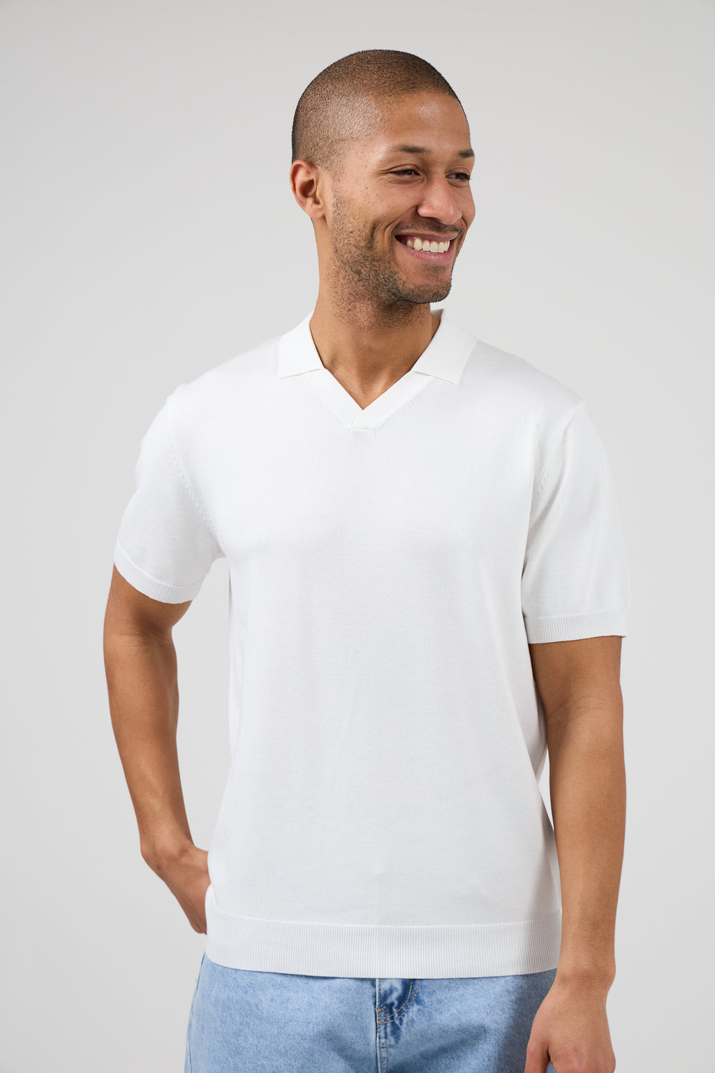 Polo homme à manches courtes coupe moderne