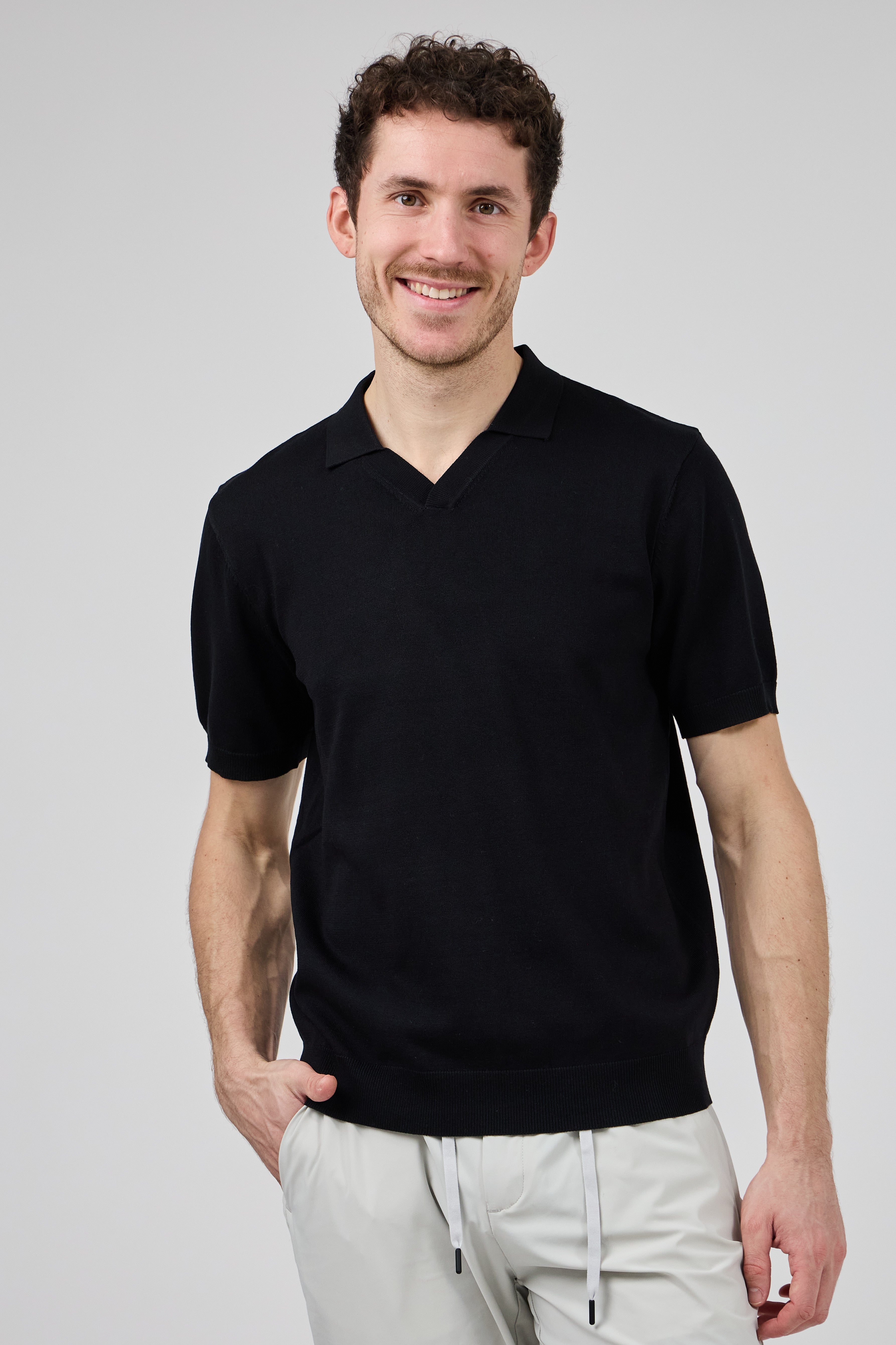 Polo homme à manches courtes coupe moderne