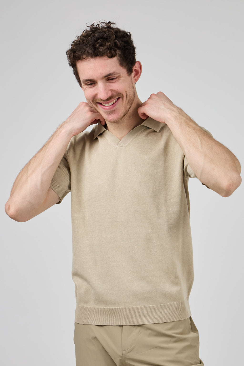 Polo homme à manches courtes coupe moderne