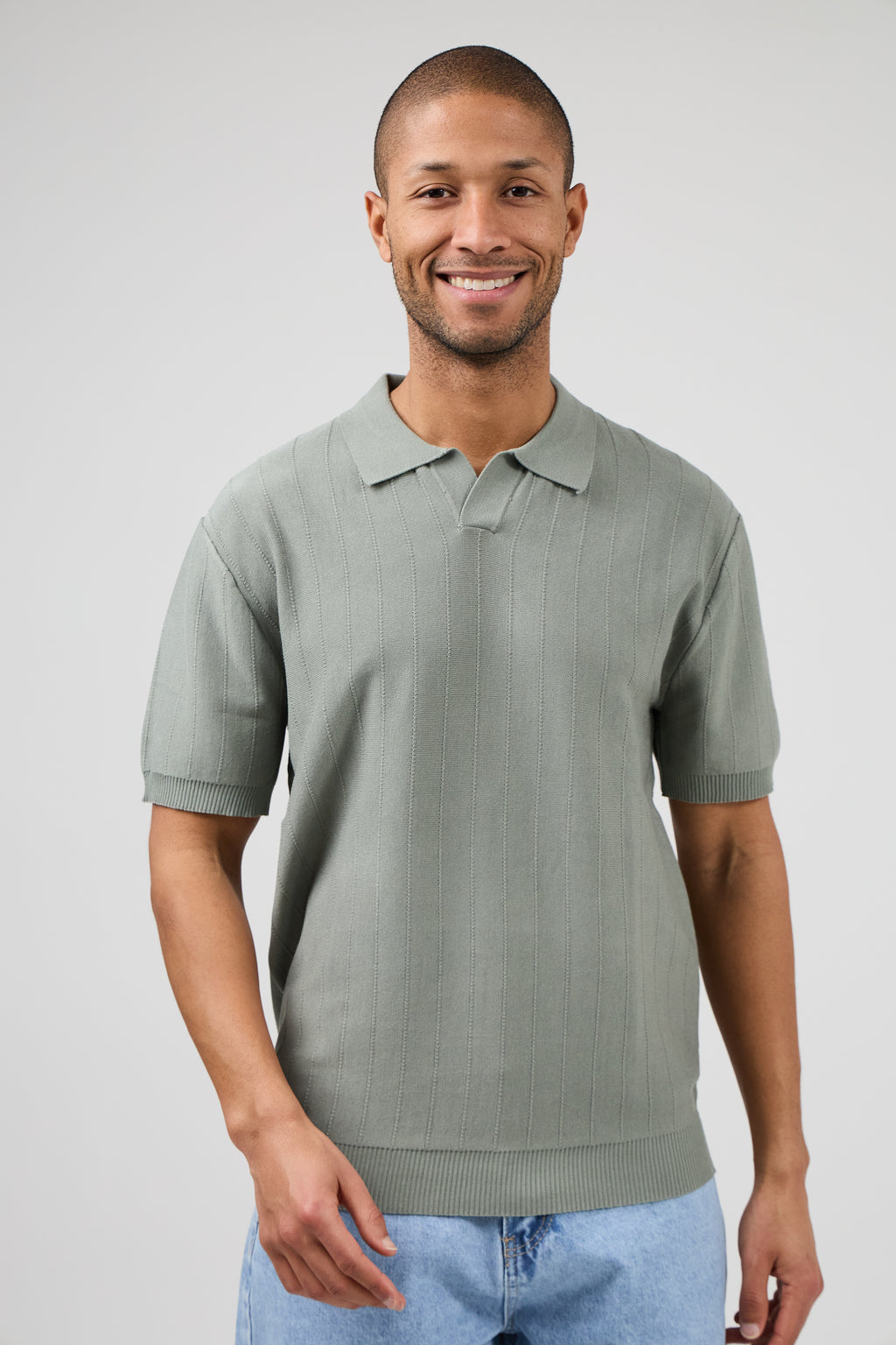 Polo en maille Homme à Manches Courtes au Style Élégant