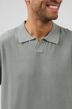 Polo en maille Homme à Manches Courtes au Style Élégant