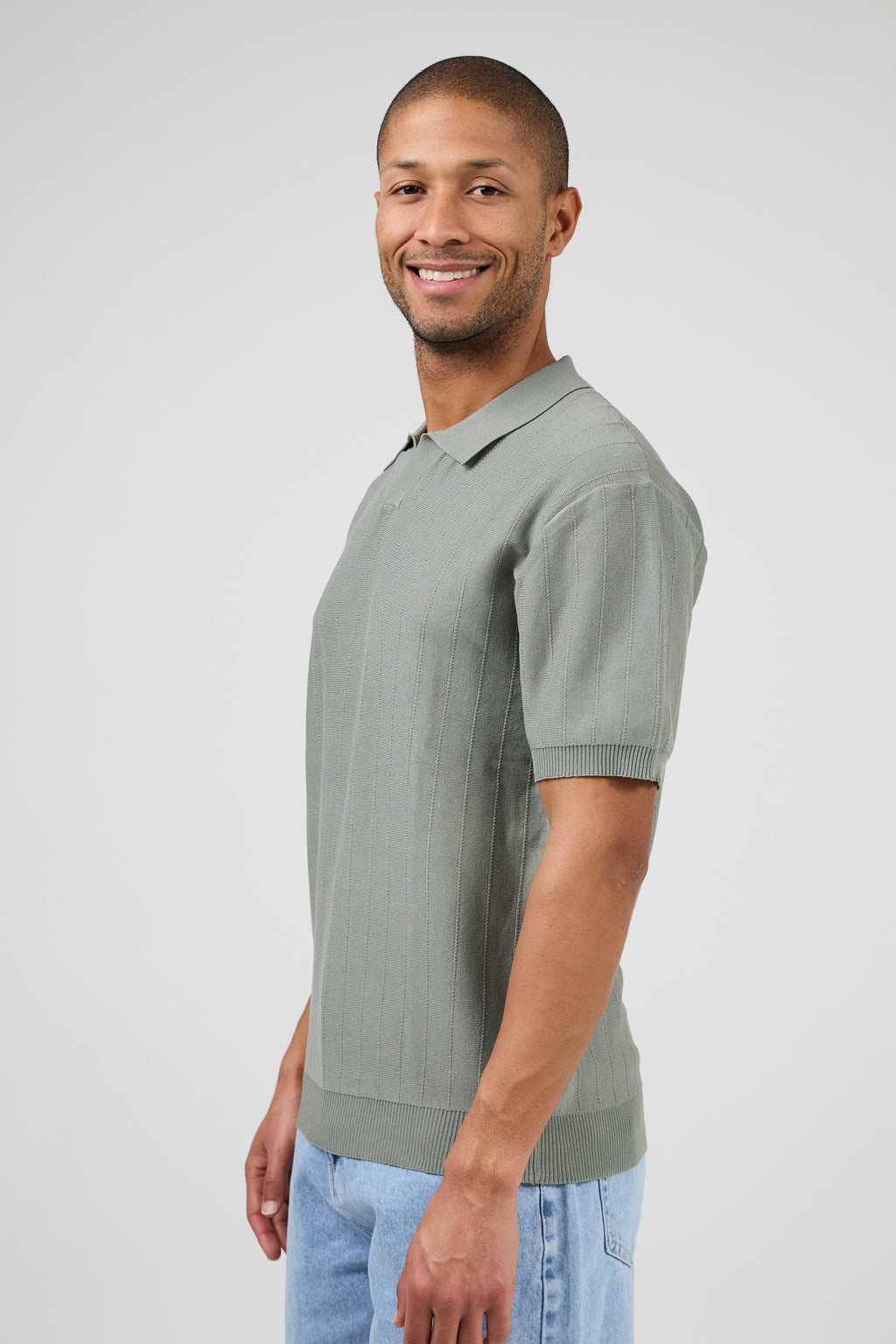 Polo en maille Homme à Manches Courtes au Style Élégant