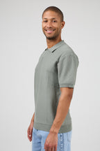 Polo en maille Homme à Manches Courtes au Style Élégant