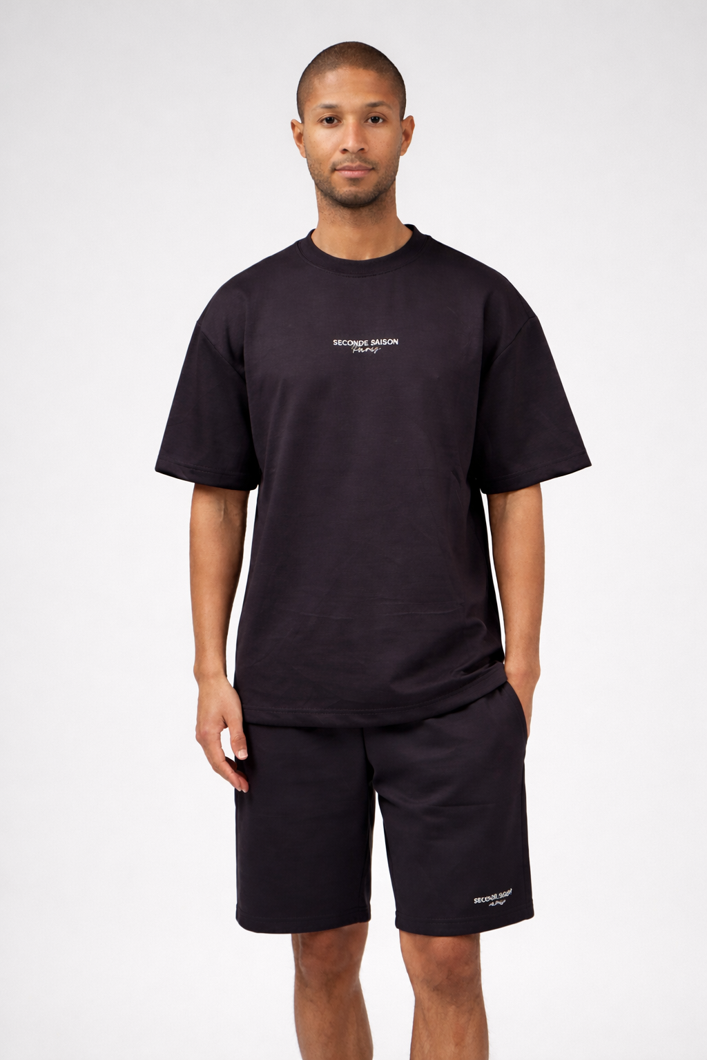 Ensemble décontracté pour homme avec t-shirt et short