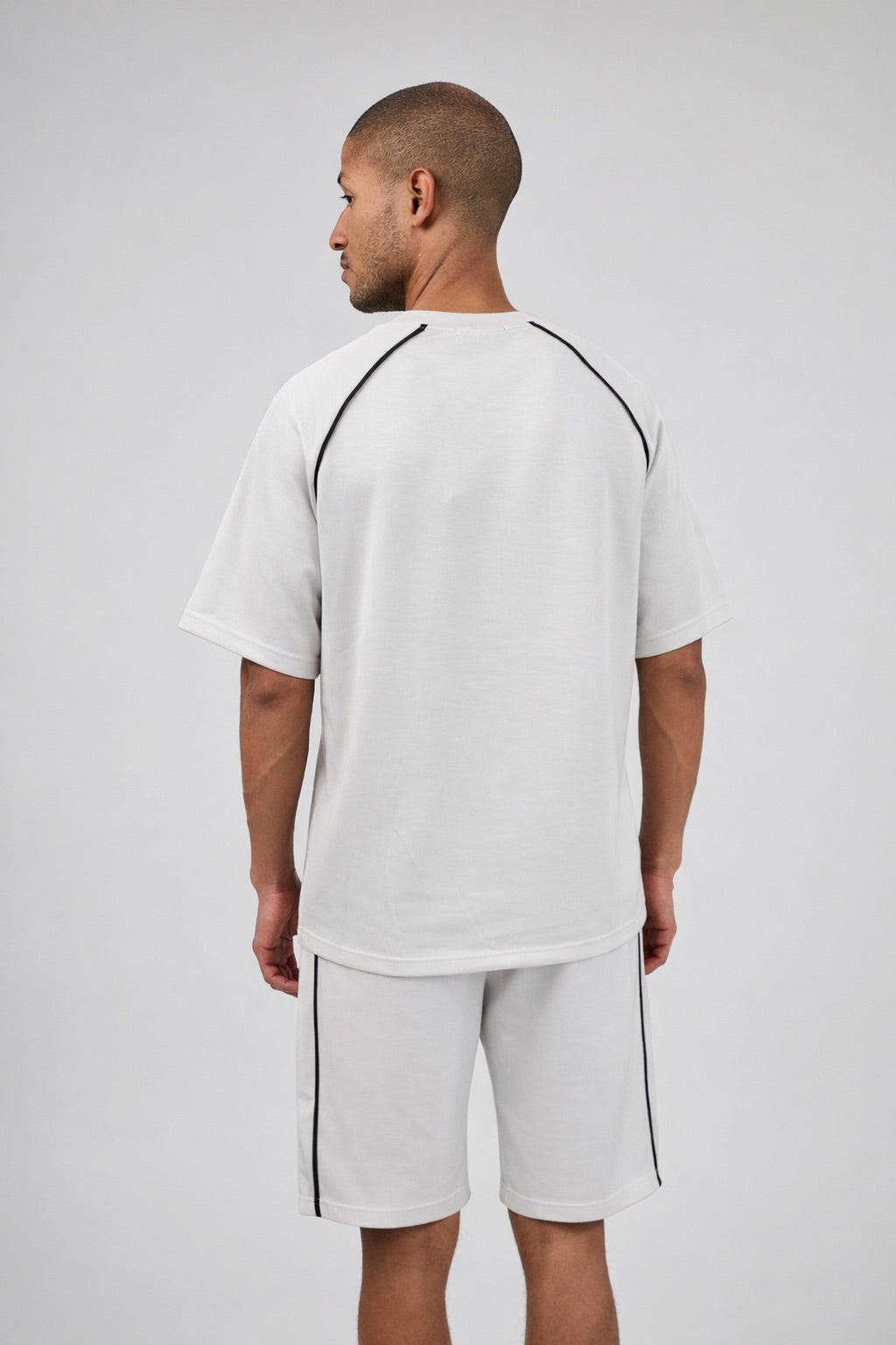 Ensemble tissu très doux pour homme – T-shirt et short confort