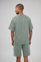 Ensemble tissu très doux pour homme – T-shirt et short confort