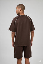 Ensemble tissu très doux pour homme – T-shirt et short confort