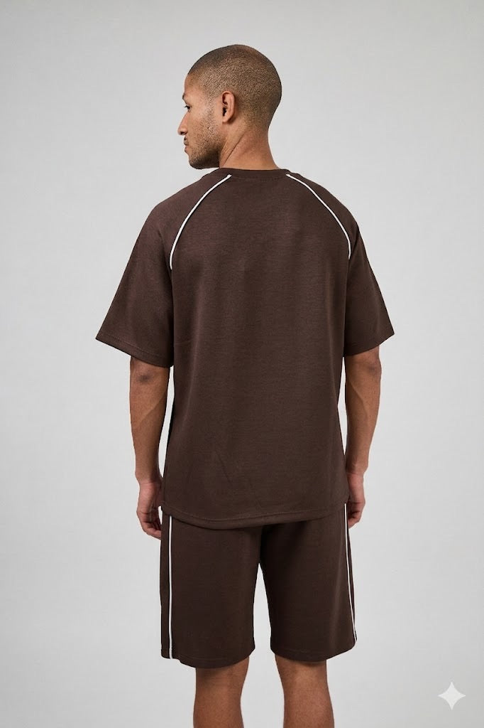 Ensemble tissu très doux pour homme – T-shirt et short confort