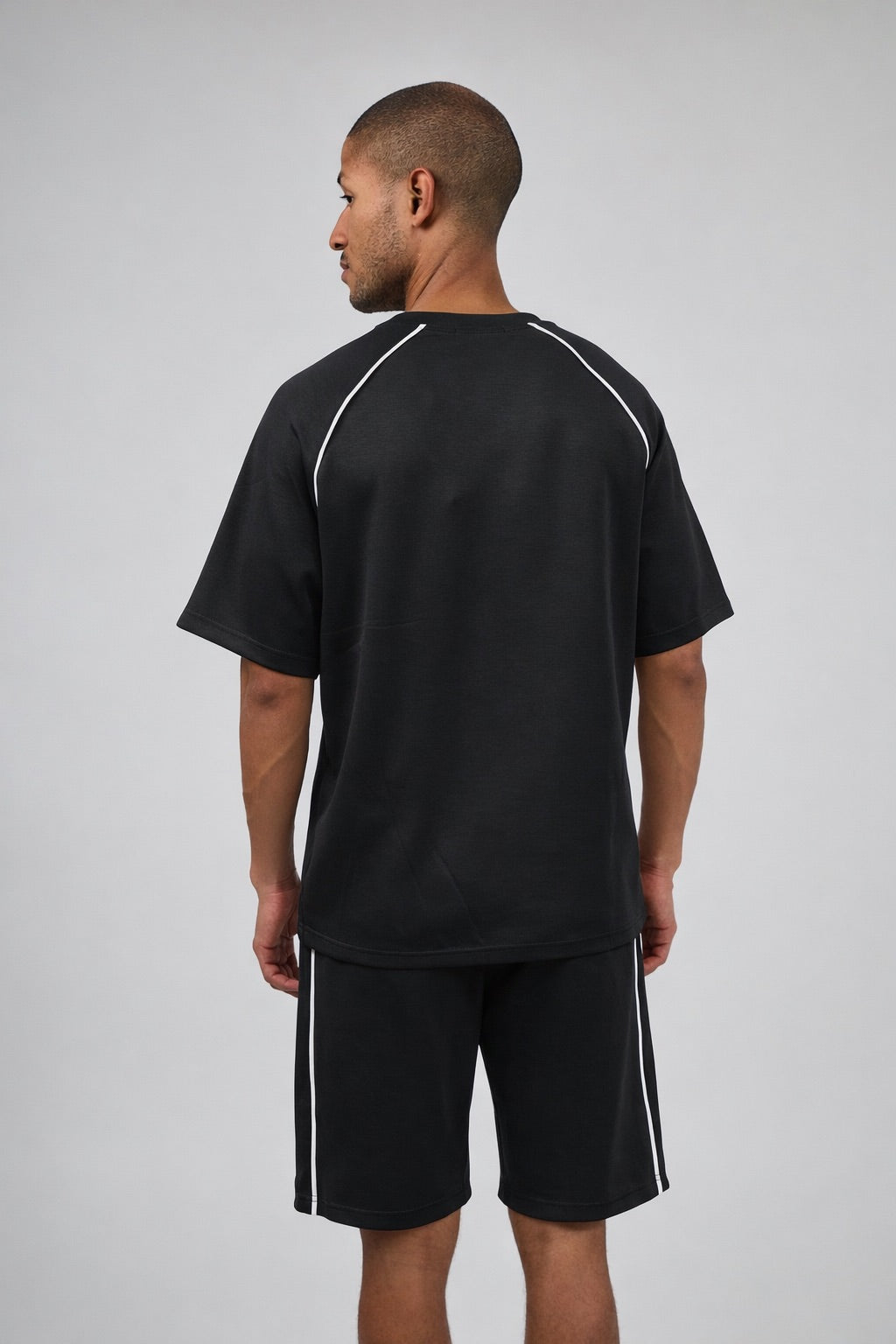 Ensemble tissu très doux pour homme – T-shirt et short confort