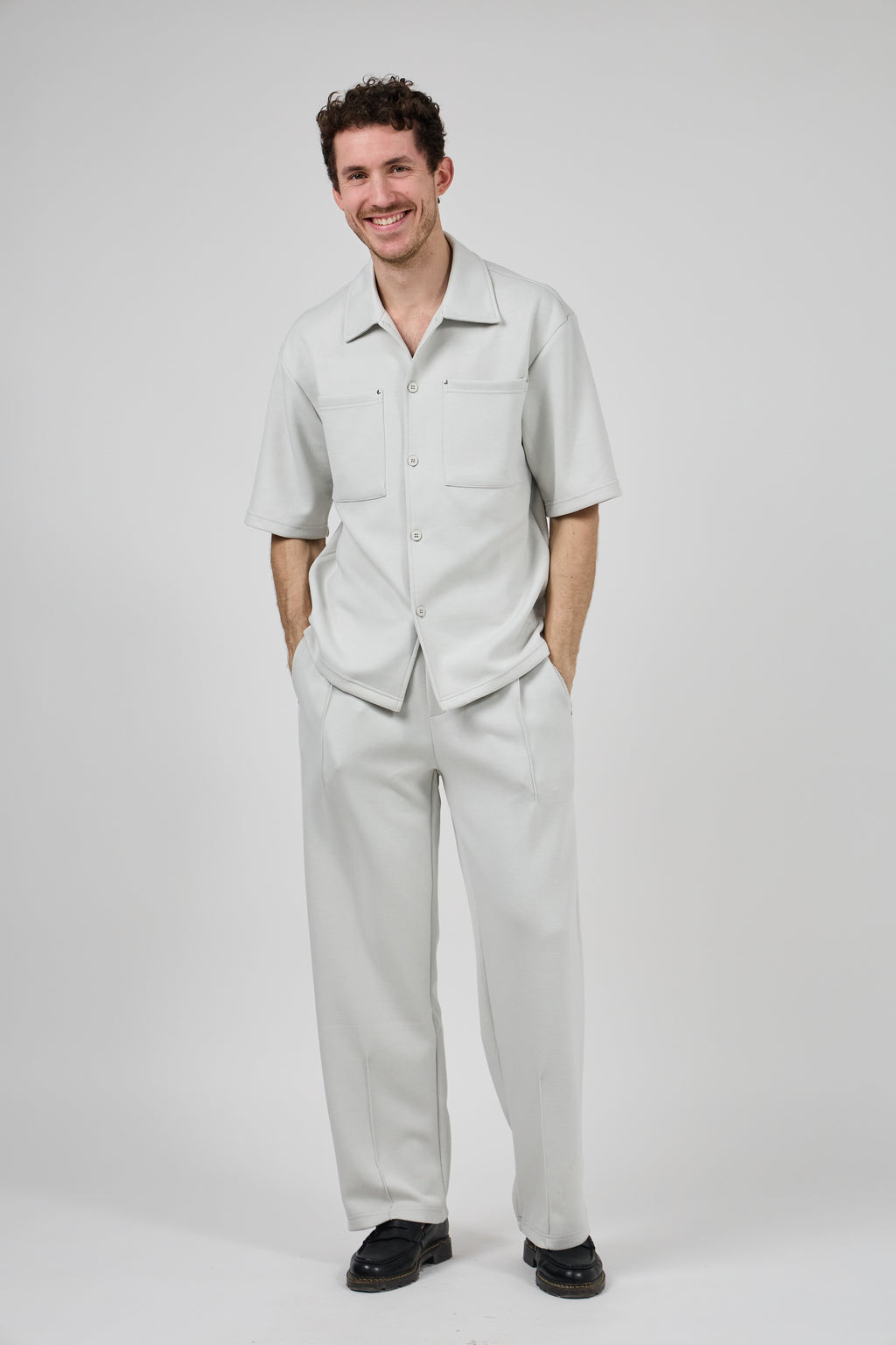 Ensemble Homme Chemise à Manches Courtes et Pantalon