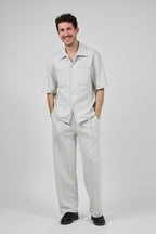 Ensemble Homme Chemise à Manches Courtes et Pantalon