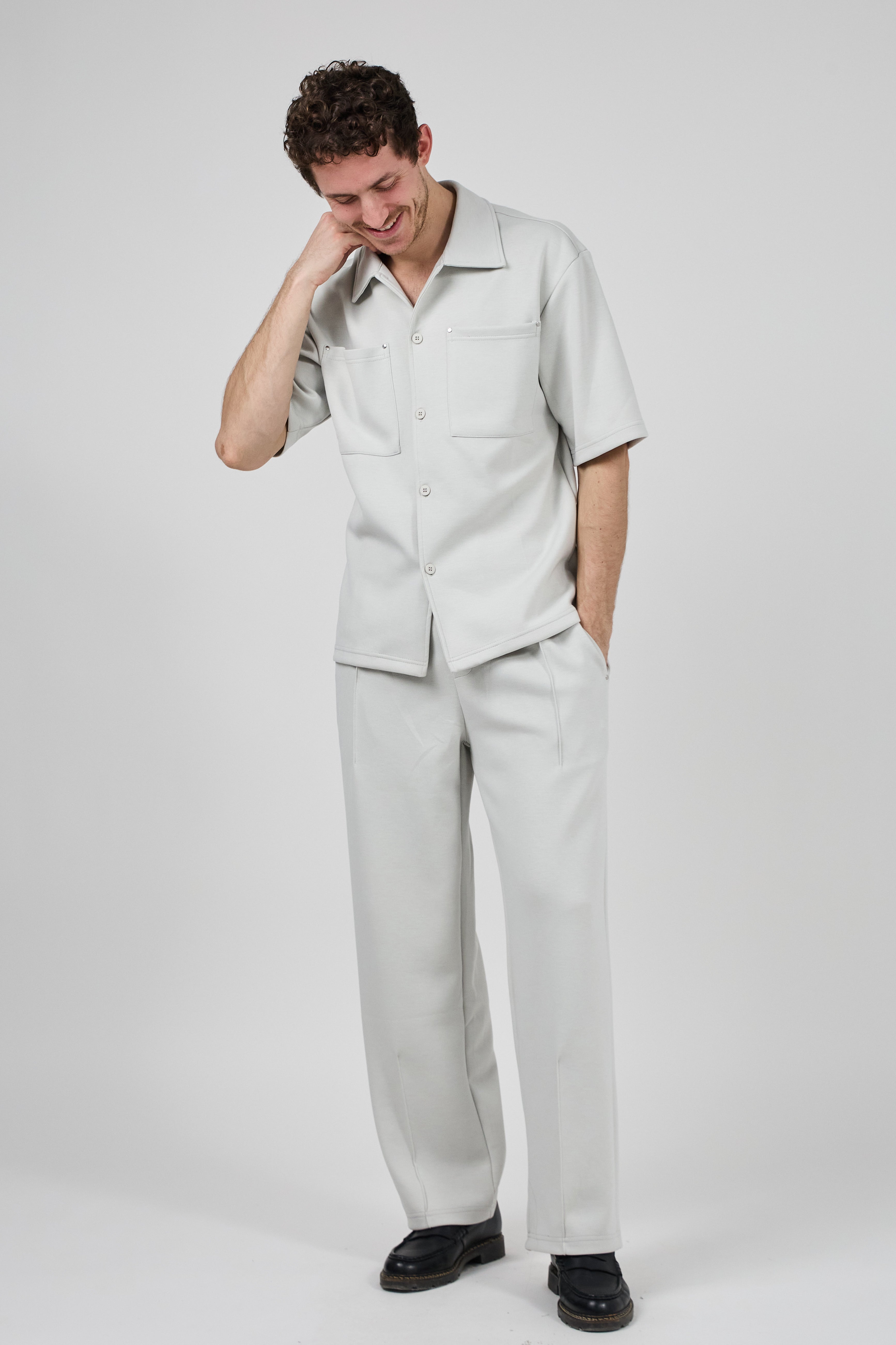 Ensemble Homme Chemise à Manches Courtes et Pantalon