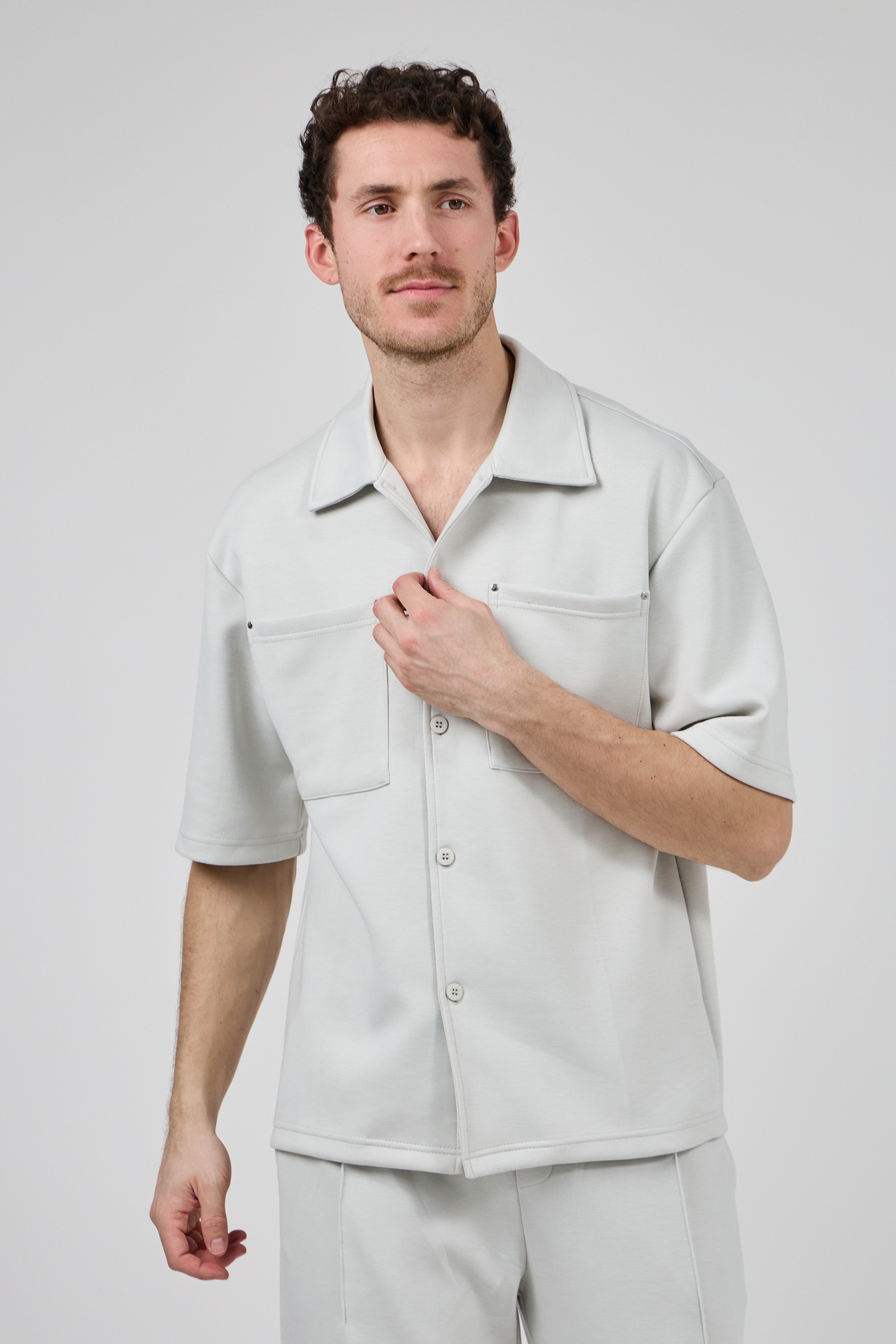 Ensemble Homme Chemise à Manches Courtes et Pantalon