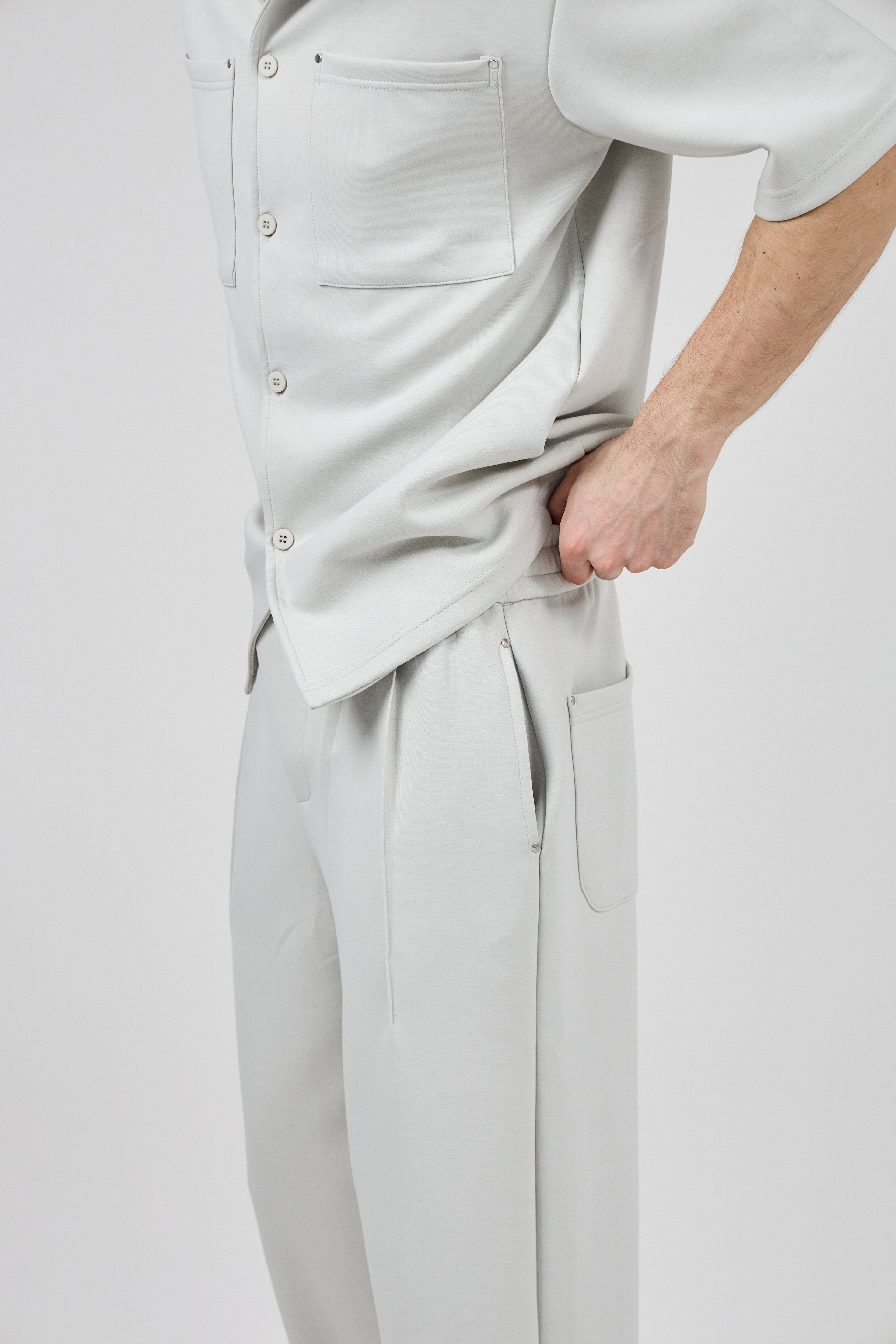 Ensemble Homme Chemise à Manches Courtes et Pantalon