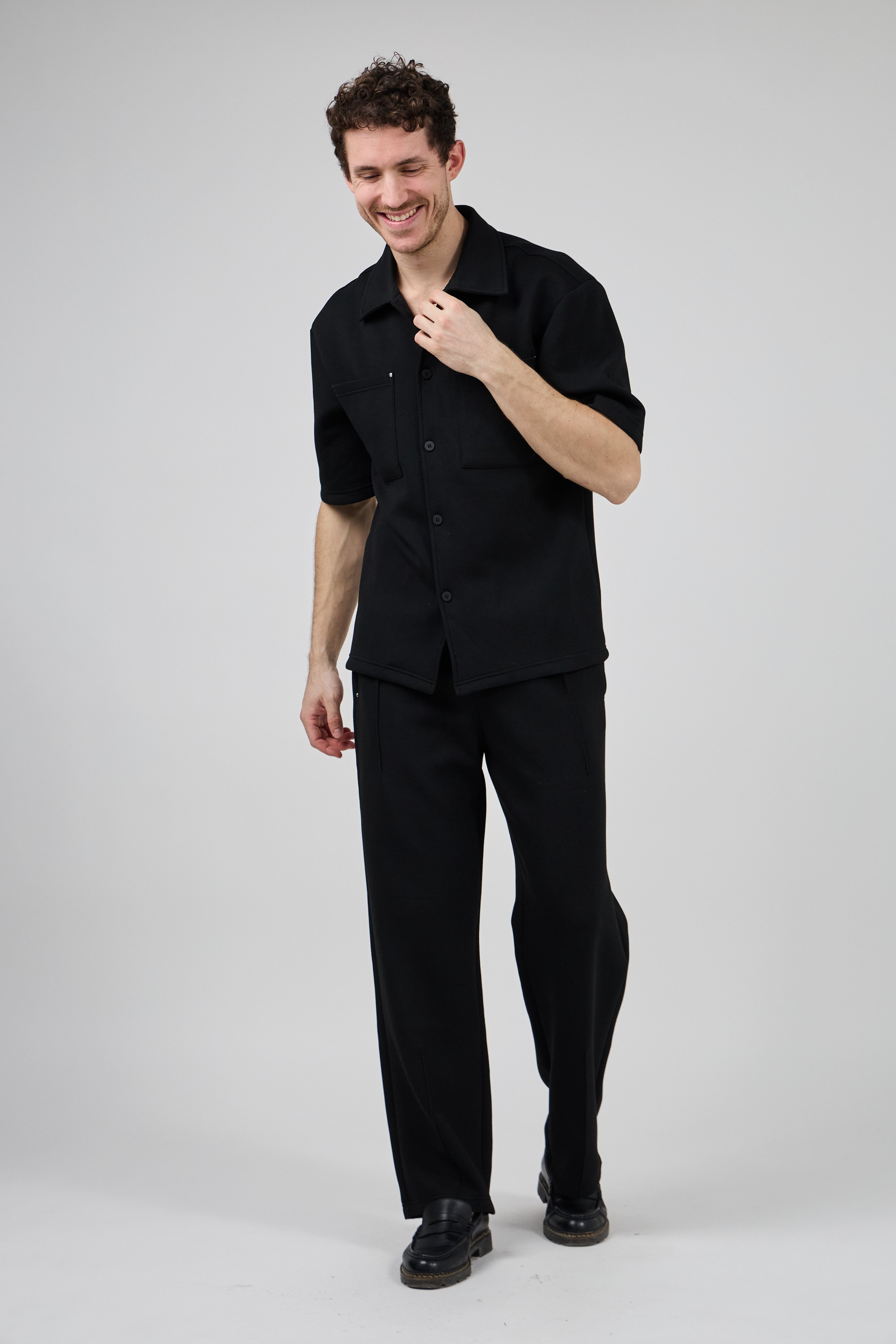 Ensemble Homme Chemise à Manches Courtes et Pantalon