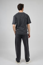 Ensemble délaver pour homme avec t-shirt et pantalon