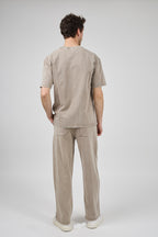 Ensemble délaver pour homme avec t-shirt et pantalon
