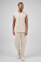 Ensemble décontracté pour homme avec haut sans manches et pantalon