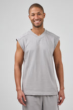 Ensemble décontracté pour homme avec haut sans manches et pantalon