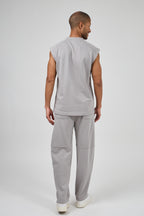 Ensemble décontracté pour homme avec haut sans manches et pantalon