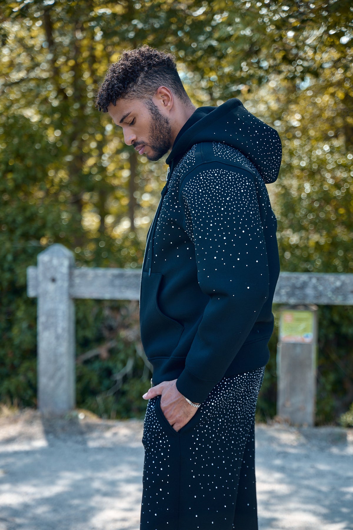 Ensemble néoprène avec strass