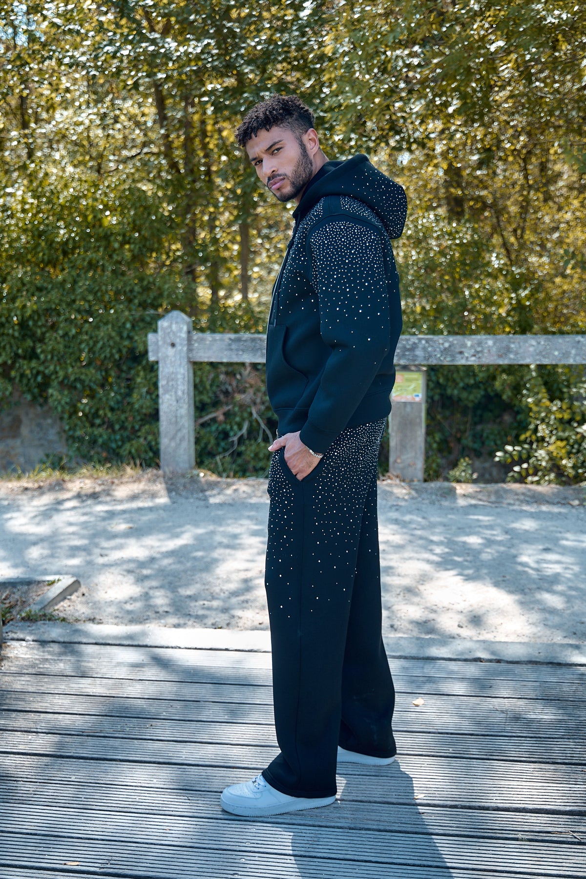 Ensemble néoprène avec strass